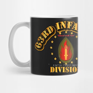 63rd Infantry Division - Blood and Fire Mug